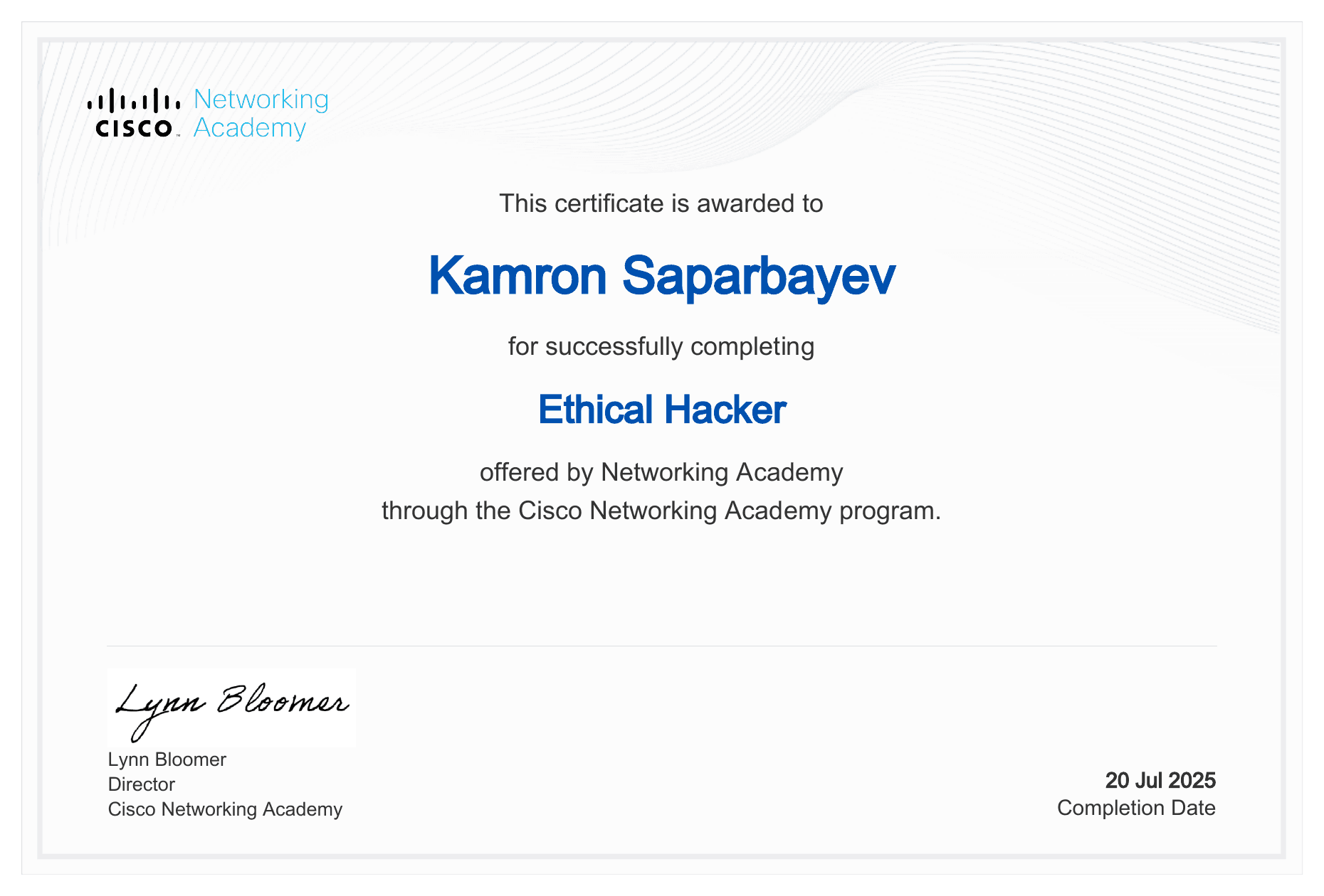 Ethical Hacker